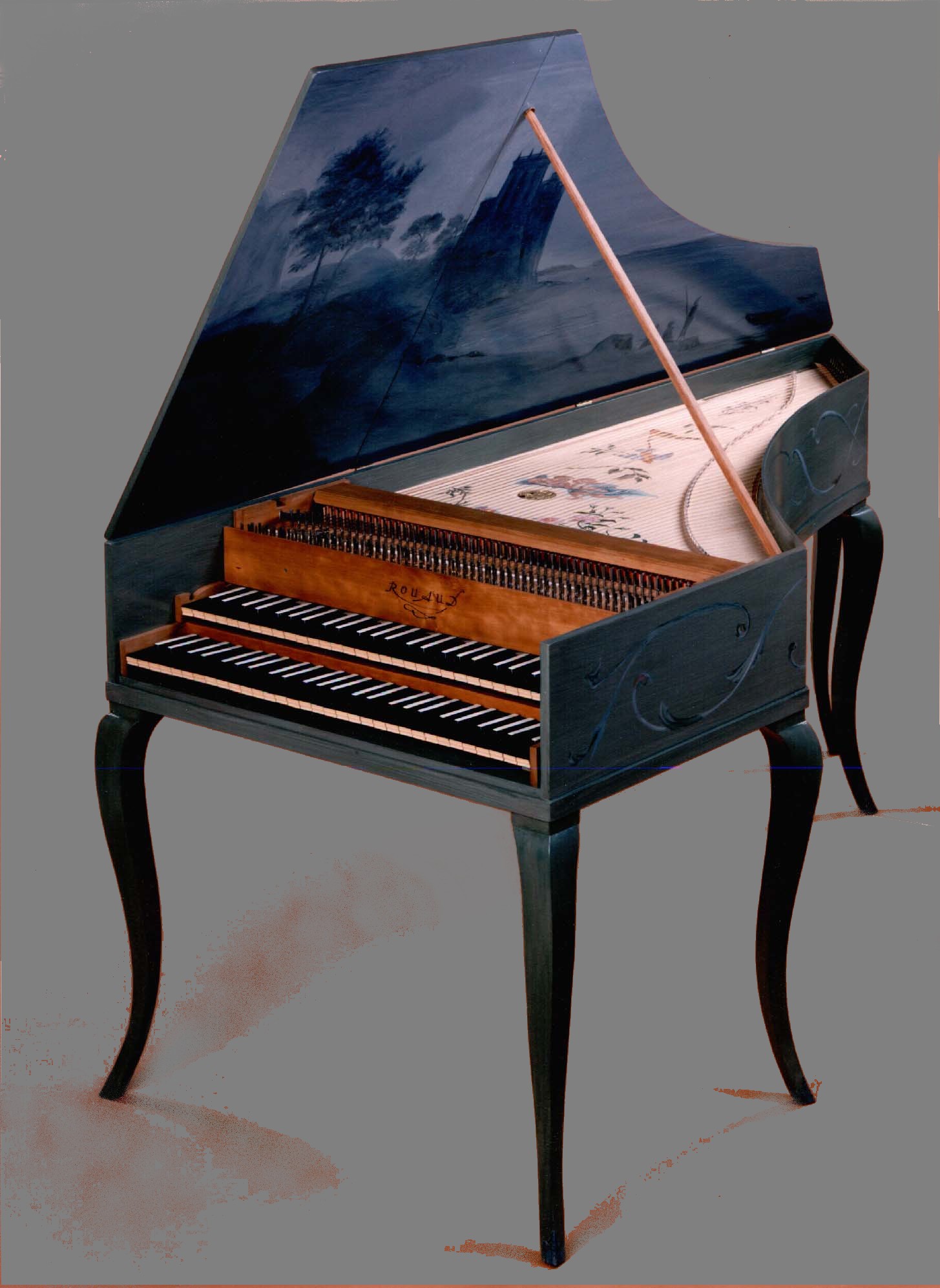 Клавесин. Клавесин Баха. Французский клавесин 17-го века.